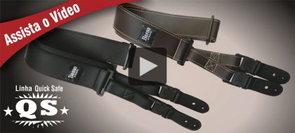 Correia com ENGATE-DESENGATE e PORTA PALHETA - LINHA QUICK SAFE